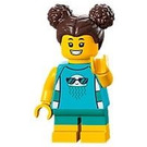 LEGO Dziewczyna z Niebieski swim trunks Minifigurka