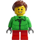 LEGO Mädchen mit Leuchtendes Grün Jacke Minifigur