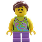 LEGO Girl avec Dauphin Haut Figurine
