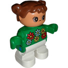 LEGO Girl with Flower Top Duplo Figure