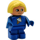 LEGO Girl with Ice Cream Top Duplo Figure