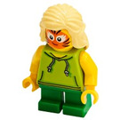 LEGO Girl avec Painted Affronter Figurine