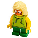 LEGO Meisje met Painted Gezicht Minifiguur