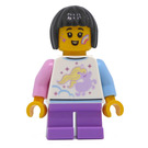 LEGO Girl with Pony Shirt Minifigure