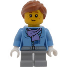 LEGO Tyttö jossa Purppura Huivi Minihahmo