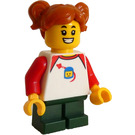 LEGO Mädchen mit Weltraum Logo T-Hemd Minifigur