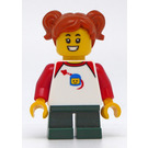 LEGO Girl with Space Logo T-Shirt Minifigure