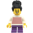 LEGO Meisje met Striped Shirt Minifiguur