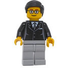 LEGO Glasgow Brand Store Hombre con Negro Chaleco Minifigura