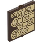 LEGO Glass for Window 1 x 2 x 2 with Scrolls (35315 / 108354)