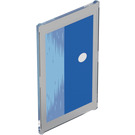 LEGO Glass for Window 1 x 4 x 6 with Blue (6202 / 105025)