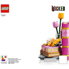 LEGO Glinda & Elphaba Bookends Set 75691 Instructions