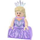 LEGO Glinda with Lavender Gown and Tiara Minifigure