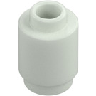 LEGO Blanc Uni qui Brille dans le Noir Brique 1 x 1 Rond avec tenon ouvert (3062 / 35390)