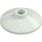 LEGO Glow in the Dark Solid White Dish 2 x 2 (4740 / 30063)