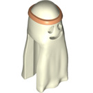 LEGO Im Dunkeln leuchtendes dichtes Weiß Ghost Shroud mit Smile und Headband (20683)