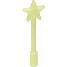 LEGO Glow in the Dark Transparent White Magic Wand (6124 / 28681)