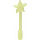 LEGO Glow in the Dark Transparant Wit Magie Wand (6124 / 28681)