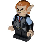 LEGO Goblin с Pinstripe Жилетка и Тъмно оранжево коса Минифигурка