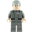 LEGO Grand Moff Tarkin with Gray Uniform and Smooth Hair Minifigure