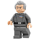 LEGO Grand Moff Tarkin с Сив Uniform и Пометен назад коса Минифигурка