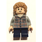 LEGO Grijs Mitchell Minifiguur