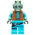 LEGO Greedo z Piaskowa zieleń Skin I Tułów Pasek Minifigurka