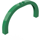 LEGO Green Arch 1 x 12 x 5 with Curved Top (6184)