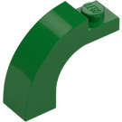 LEGO Grön Båge 1 x 3 x 2 med Böjd topp (6005 / 92903)