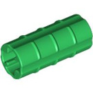 LEGO Groen As Connector (Geribbeld met 'x'-vormig gat) (6538)