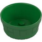 LEGO Groen Vat 4.5 x 4.5 met asgat (64951)