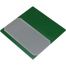 LEGO Verde Placa Base 16 x 16 con Driveway con Driveway (30225)