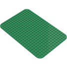 LEGO Groen Grondplaat 16 x 24 met Afgeronde hoeken (455)
