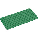 LEGO Grün Grundplatte 16 x 32 mit Abgerundete Ecken