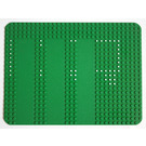 LEGO Green Baseplate 24 x 32 with 3 driveways with Dots from Set 355