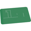 LEGO Grønn Bunnplate 24 x 32 med Sett 345 Dots med avrundede hjørner (10)