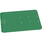 LEGO Green Baseplate 24 x 32 with Set 351 Dots with Rounded Corners (10)