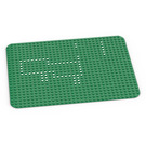 LEGO Verde Placa Base 24 x 32 con Set 353 Dots con esquinas redondeadas (10)