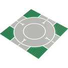 LEGO Verde Placa Base 32 x 32 9-Espiga Landing Pad con Runway