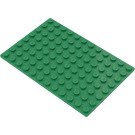 LEGO Groen Grondplaat 8 x 12