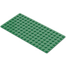 LEGO Groen Grondplaat 8 x 16 (3865)