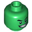 LEGO Green Beast Boy Minifigure Head (Recessed Solid Stud) (3626 / 21950)