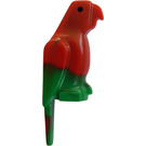 LEGO Green Bird with Red Marbling with Narrow Beak (2546)