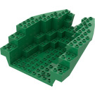 LEGO Groen Boot Stern 12 x 14 x 5 & 1/3 Hull Inside (6053)