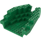 LEGO Green Boat Stern 12 x 14 x 5 & 1/3 Hull Inside (6053)