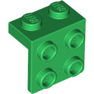 LEGO Grün Halterung 1 x 2 mit 2 x 2 (21712 / 44728)