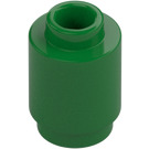 LEGO Green Brick 1 x 1 Round with Open Stud (3062)