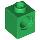 LEGO Green Brick 1 x 1 with Hole (6541)