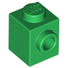 LEGO Grün Backstein 1 x 1 mit Stud auf Eins Seite (87087)