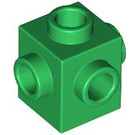 LEGO Green Brick 1 x 1 with Studs on Four Sides (4733)
